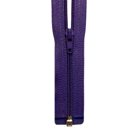 24" #3 Coil One-Way Separating Zipper - Purple