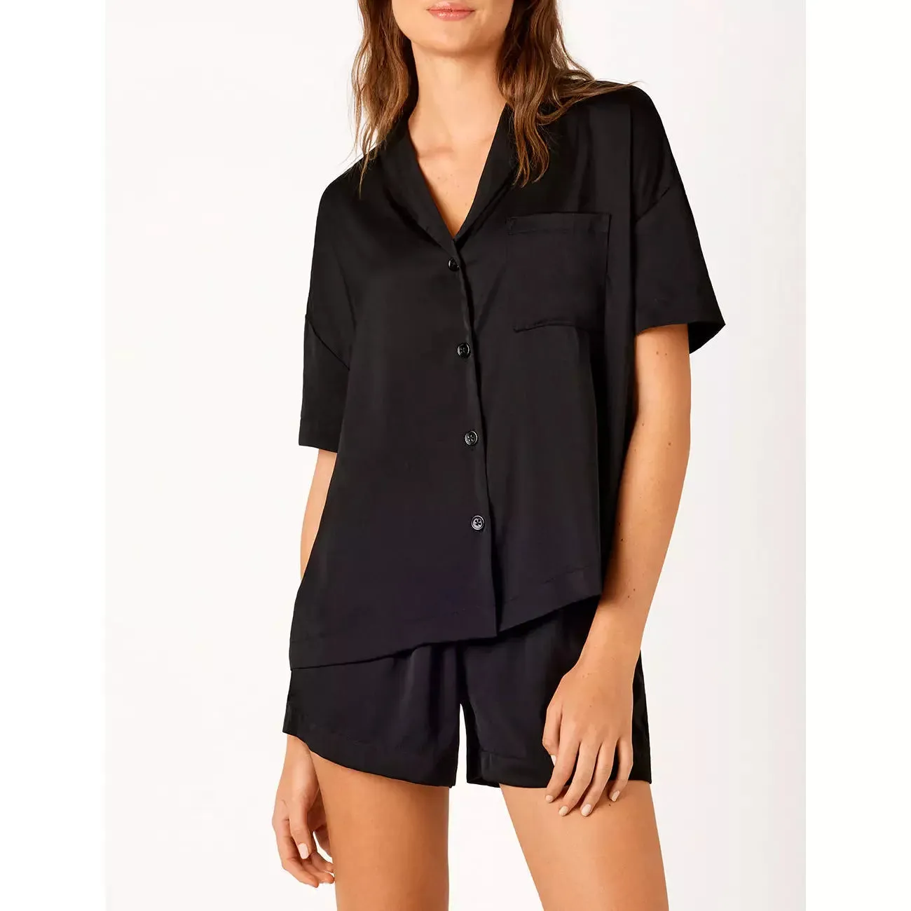 Ambra Short Sleeve Shirt - Black