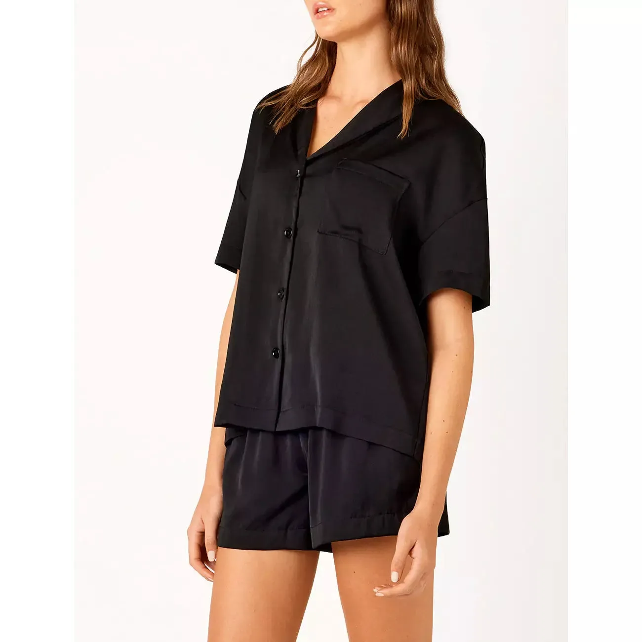 Ambra Short Sleeve Shirt - Black