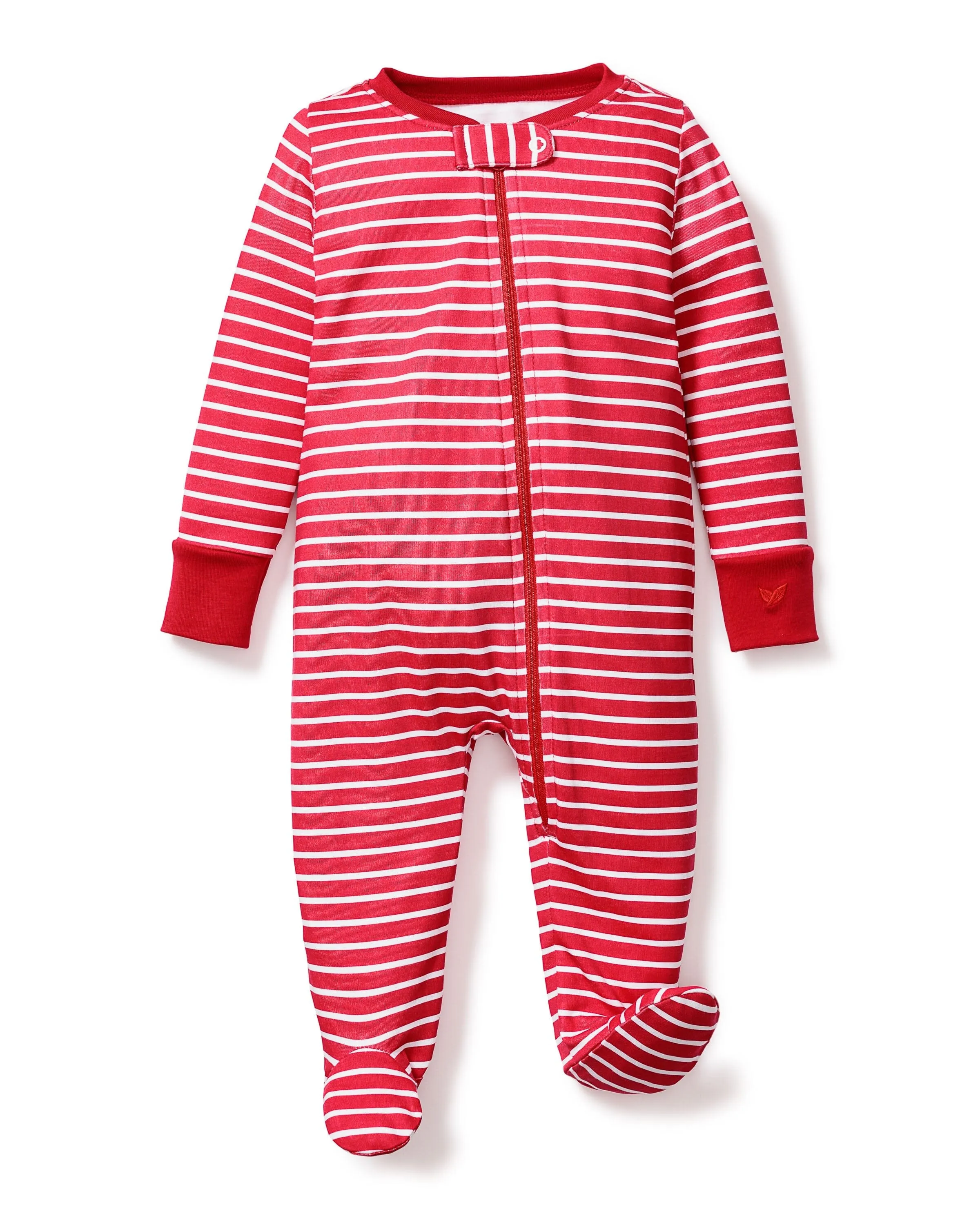 Baby's Pima Romper | Red Stripe