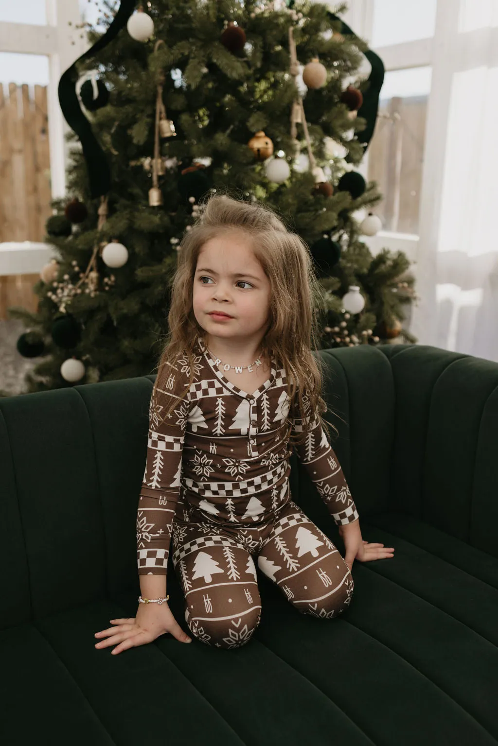 Bamboo Two Piece Pajamas | Forever Fair Isle