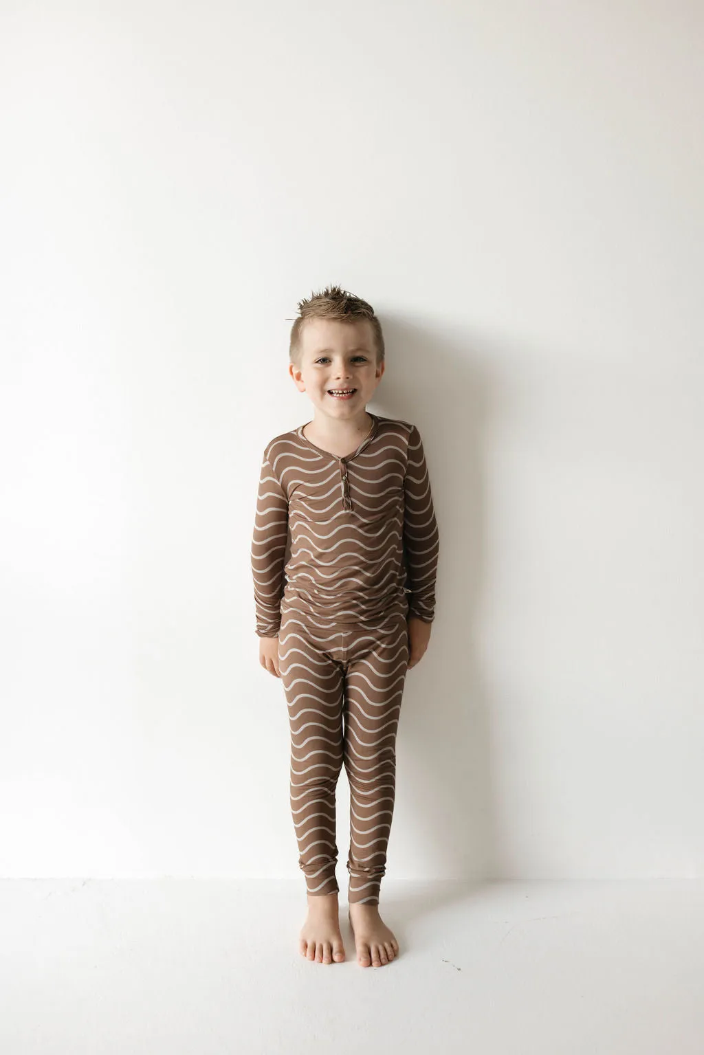 Bamboo Two Piece Pajamas | Static Waves