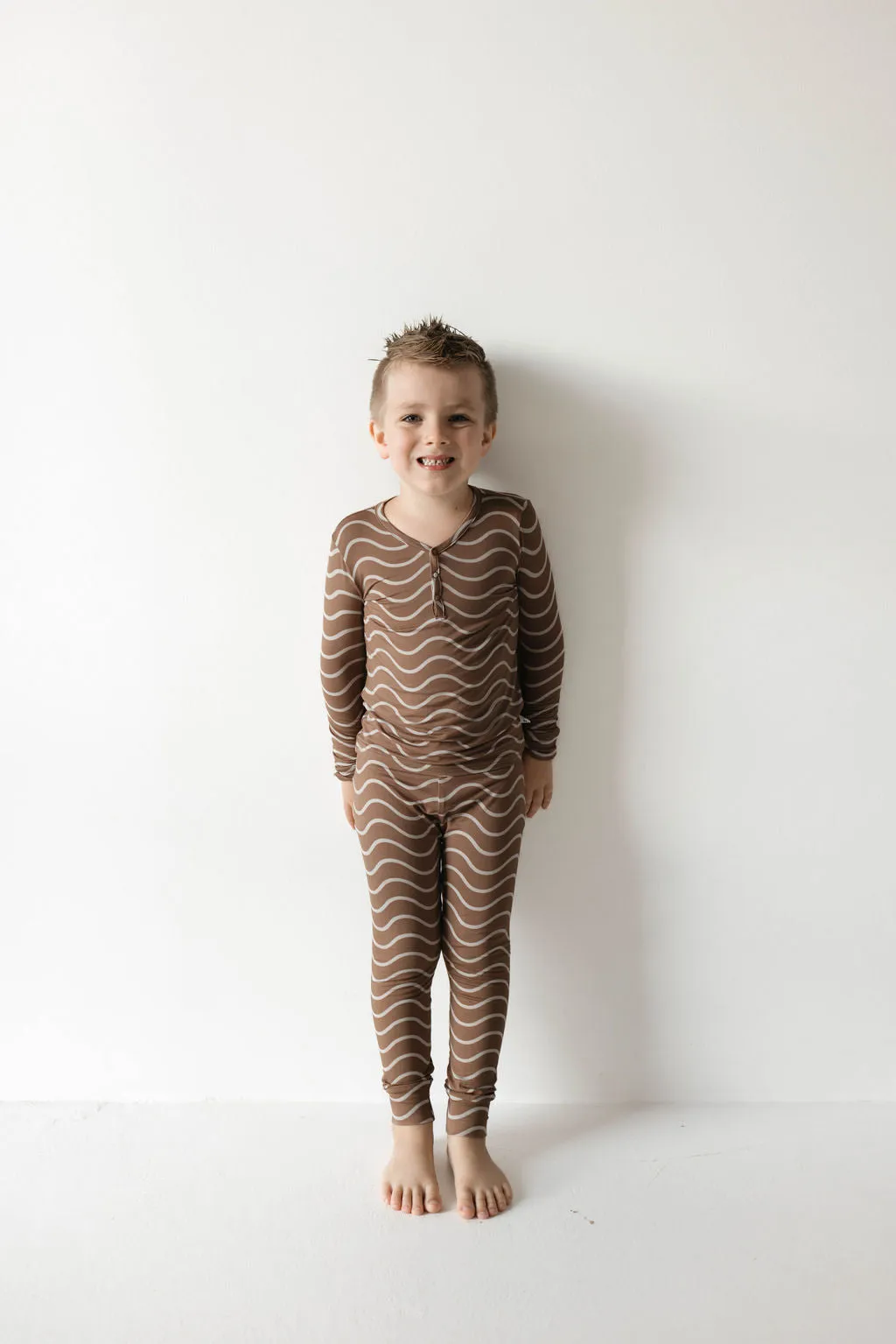 Bamboo Two Piece Pajamas | Static Waves