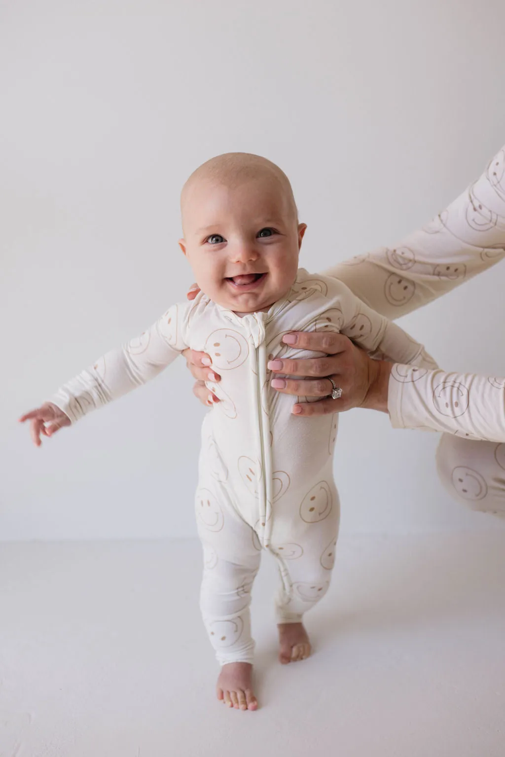 Bamboo Zip Pajamas  | Just Smile