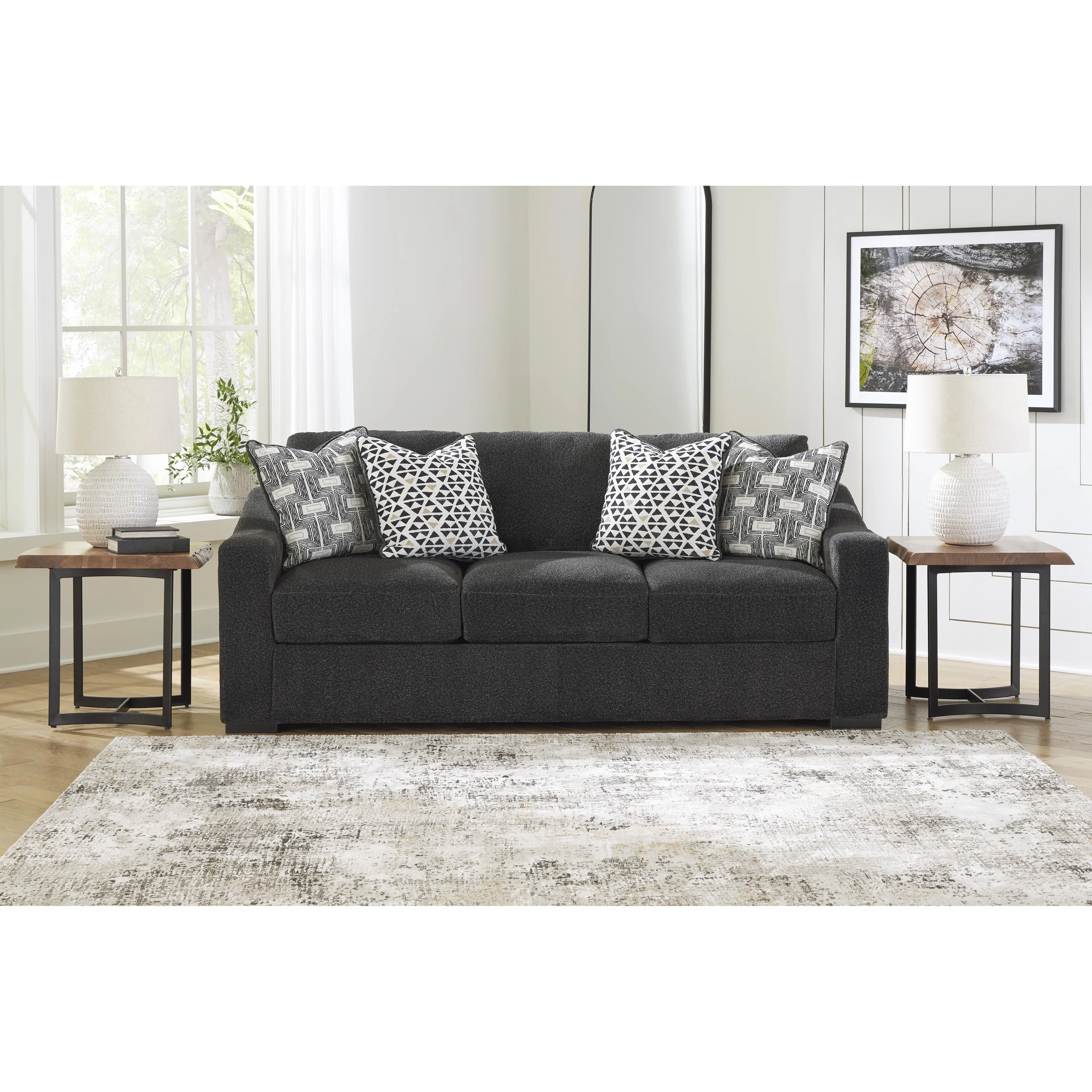 Benchcraft Wryenlynn Stationary Fabric Sofa 4940538