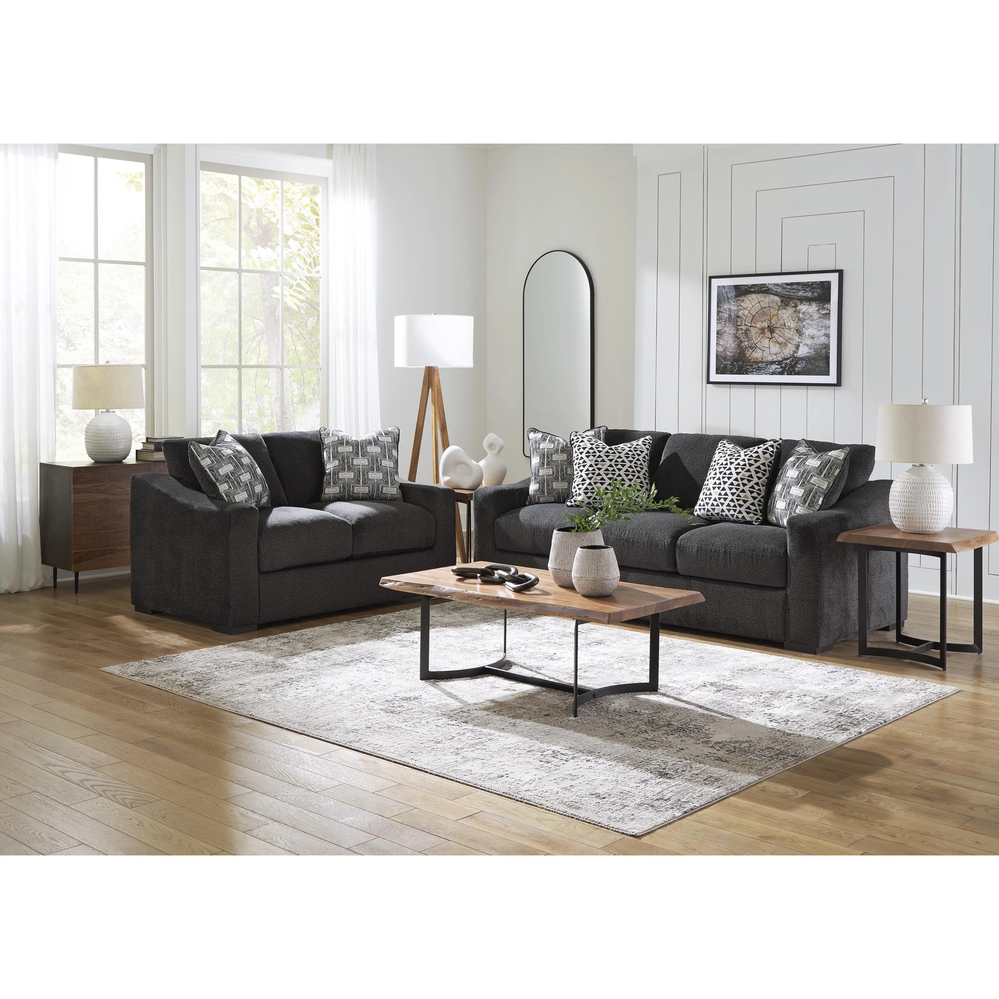 Benchcraft Wryenlynn Stationary Fabric Sofa 4940538