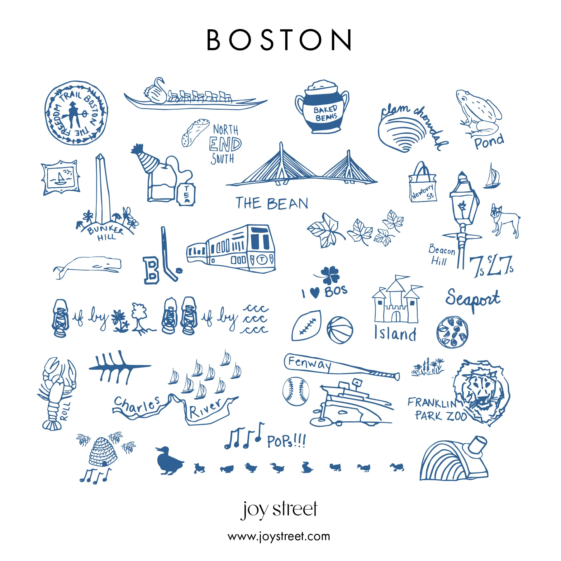 Boston Two Piece Kids Pajamas