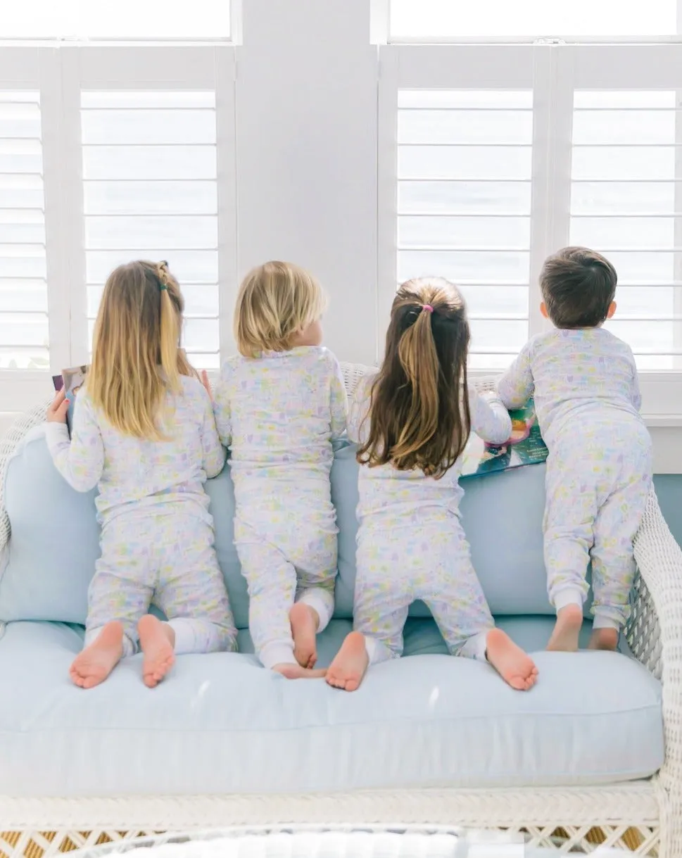 Charleston Two Piece Kids Pajamas v1