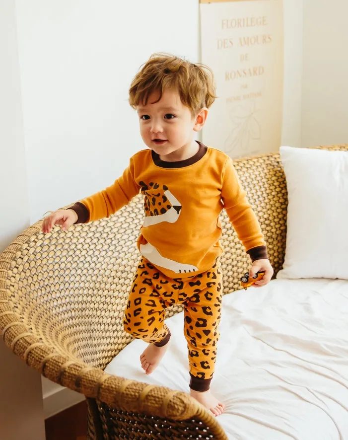 Cheetah Long Sleeve Pajama