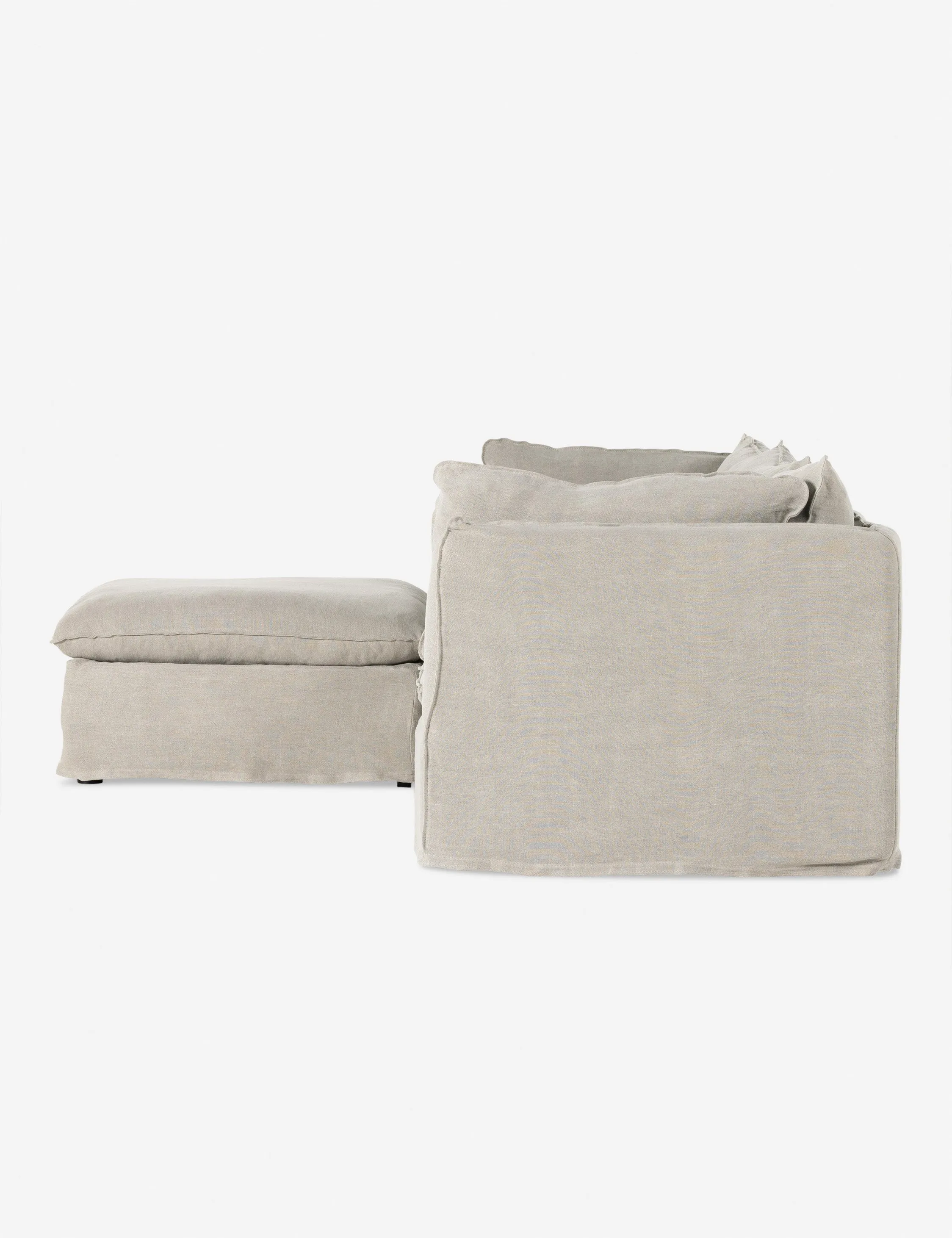 Costello Slipcover Sofa with Ottoman