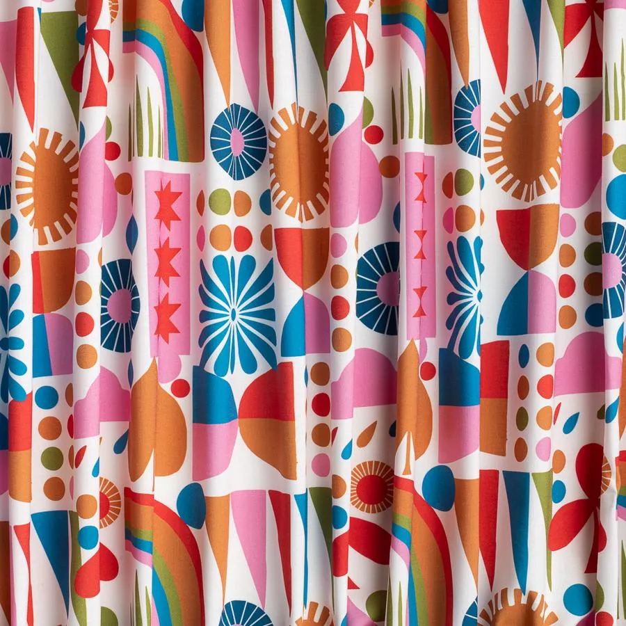 Cotton Sateen - Rainbows - Lisa Congdon For Nerida Hansen - SALE