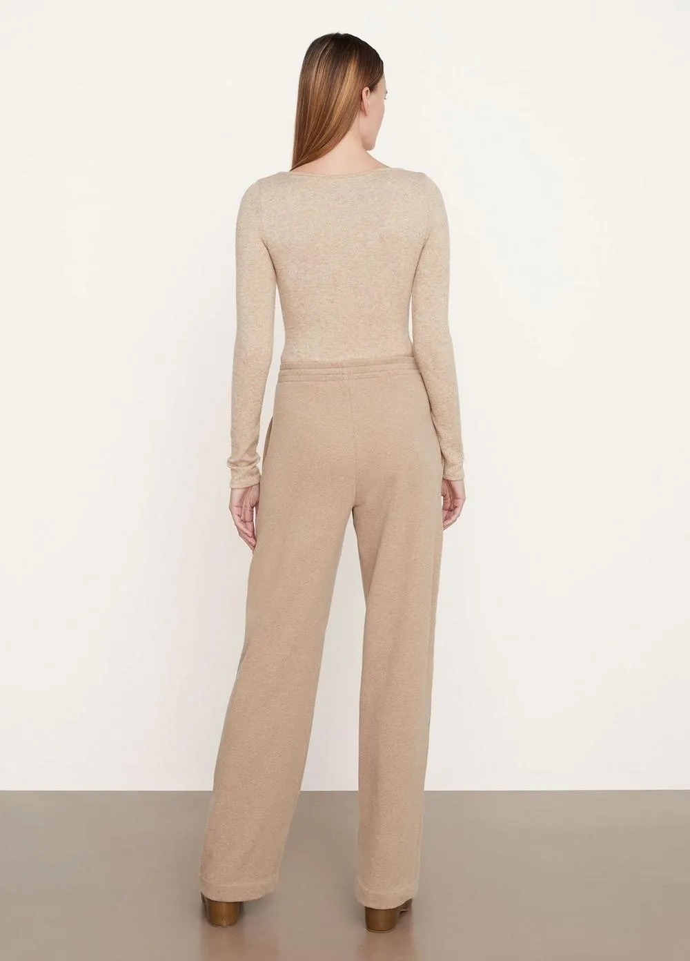 Cozy Trouser Pant in Heather Pecan