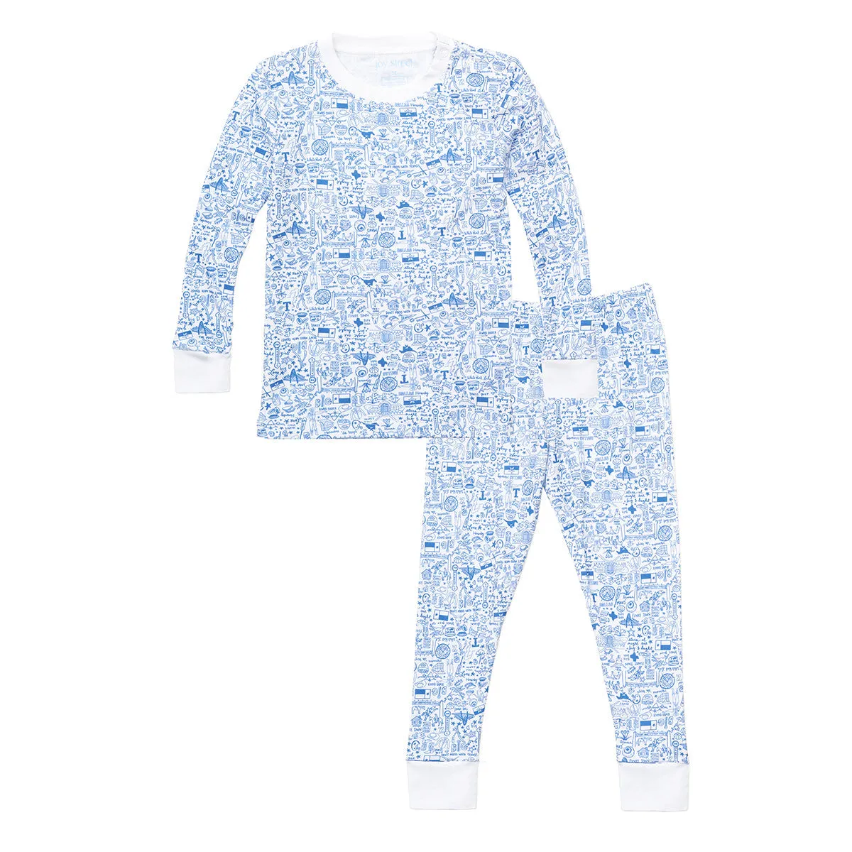 Dallas-Fort Worth Two Piece Kids Pajamas