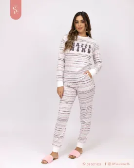 EVE.CLOSET Ladies' Happy Mind Pajama