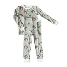 Fawn Field Two Piece Pajamas