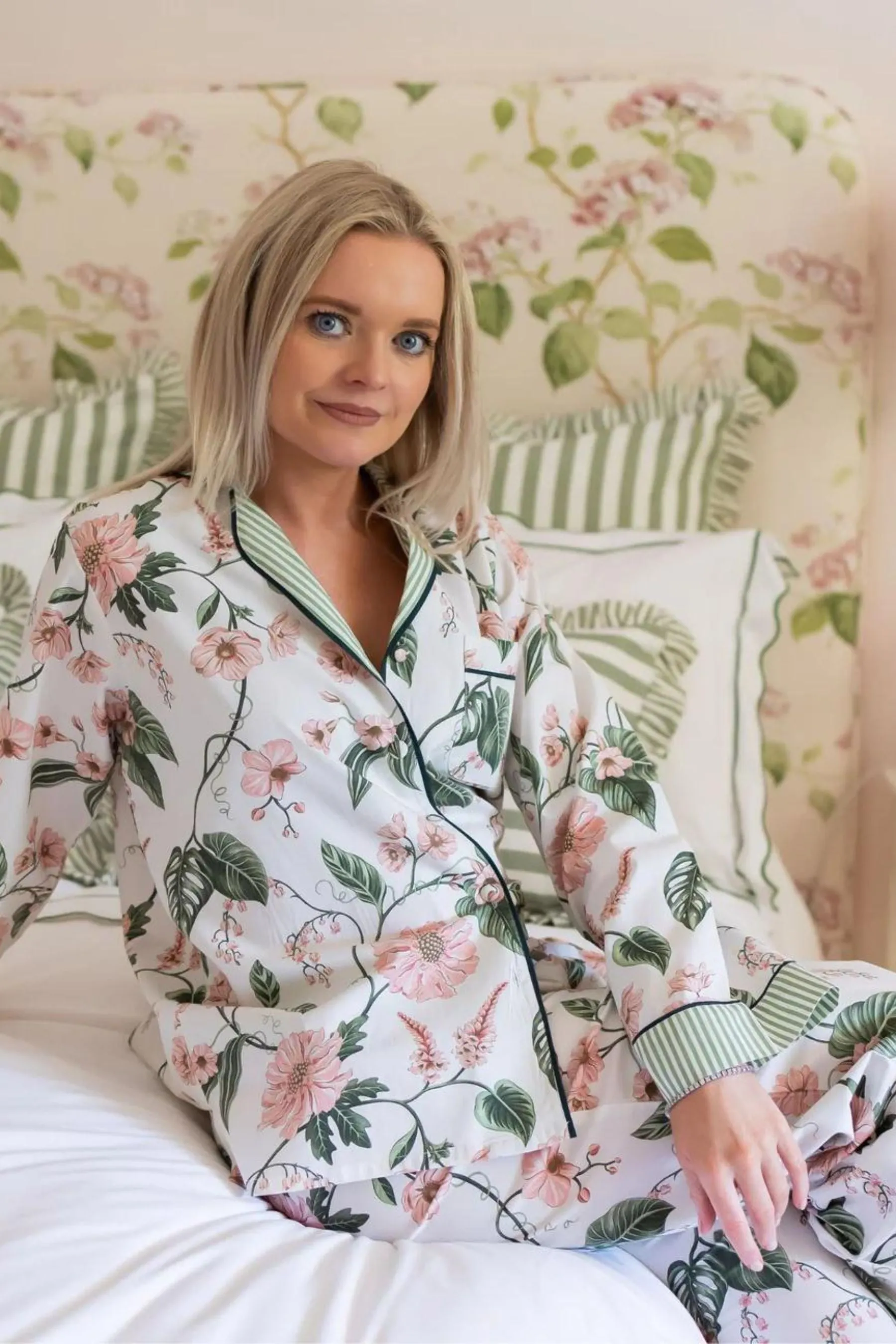 Georgie Floral Pyjama Set | Pink