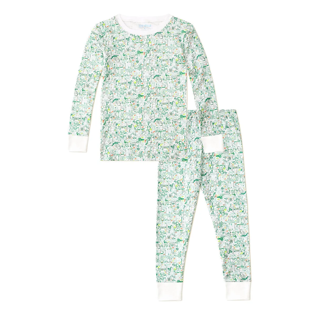 Golf Two Piece Kids Pajamas