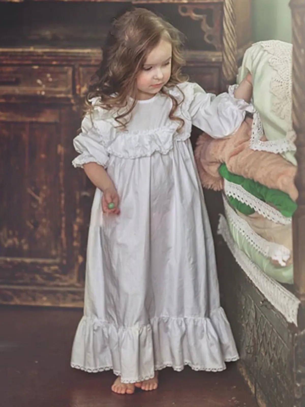 Good Night Princess White Nightgown