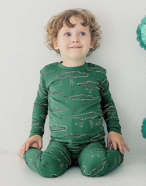 Green Amazon Modal Long Sleeve Pajama