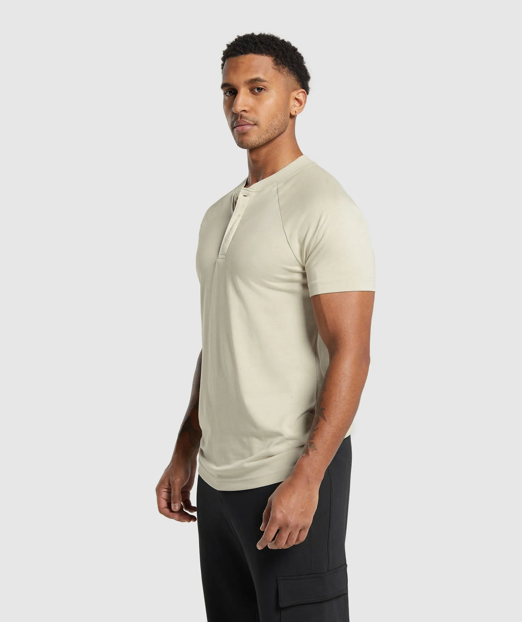 Gymshark Rest Day Commute Polo Shirt - Pebble Grey