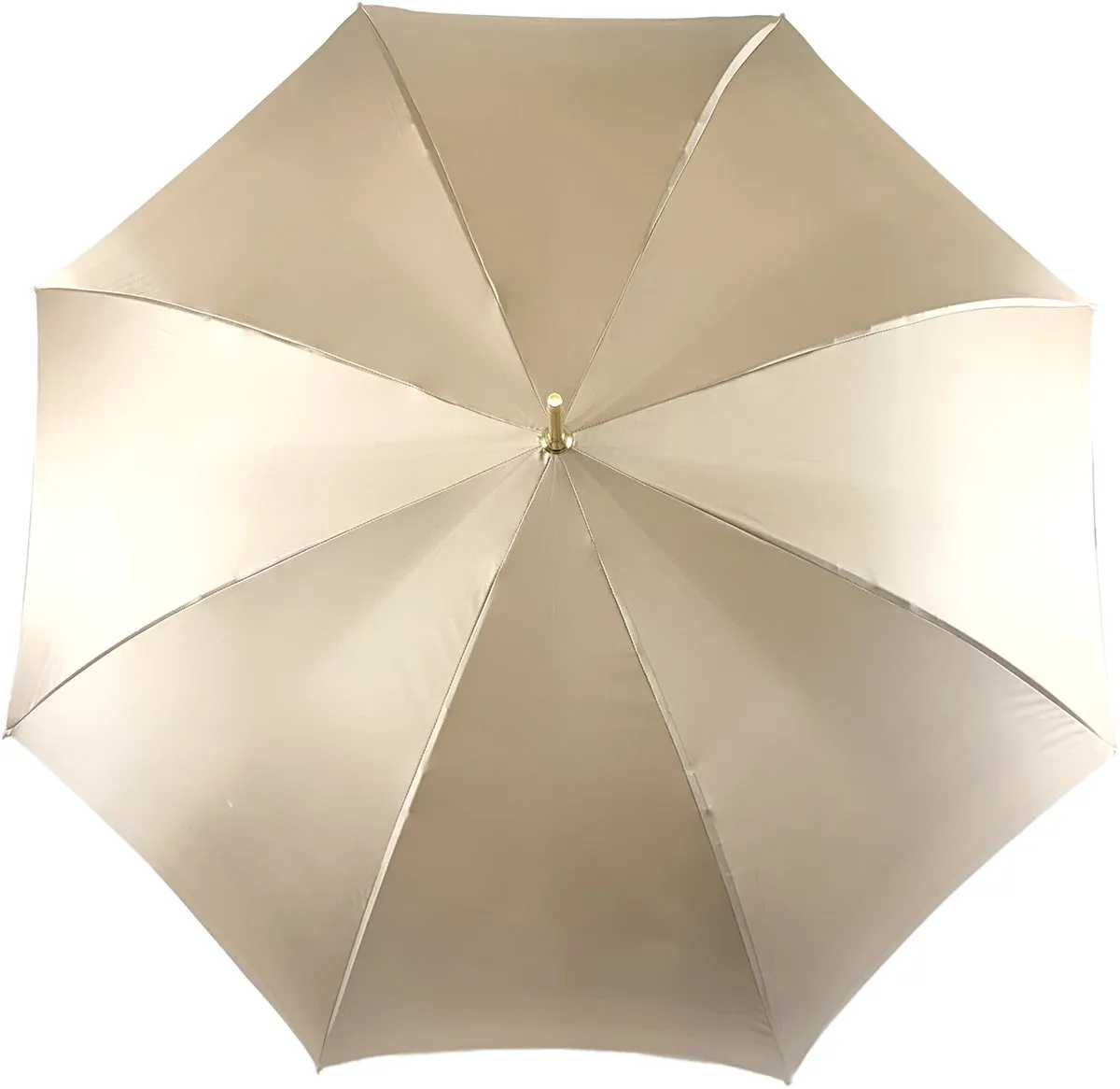 Handmade Cream Umbrella - Abstract Design