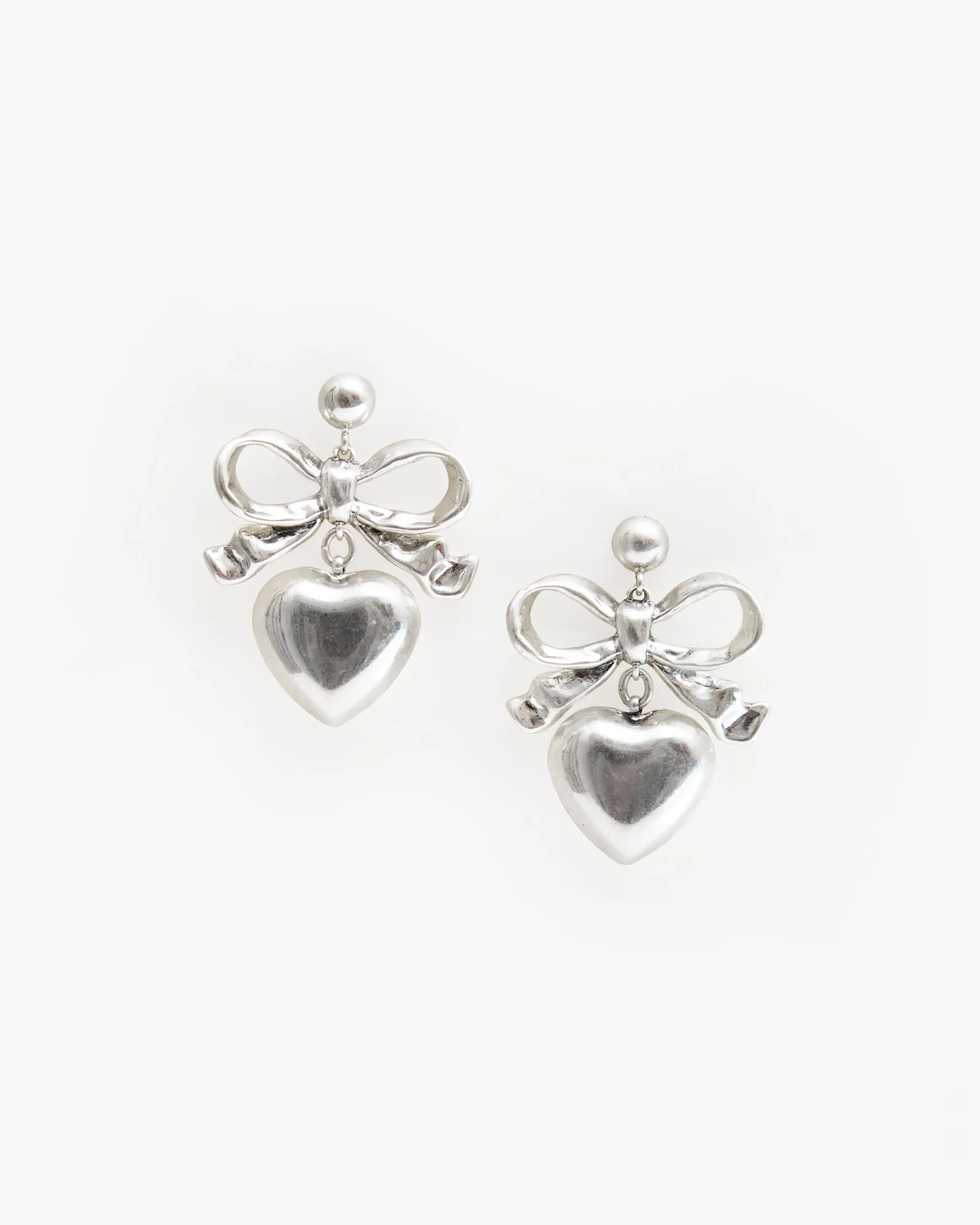 Heart Drop Earrings