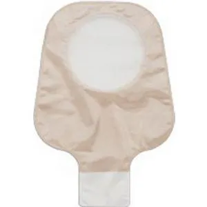 Hollister New Image Two-Piece Drainable Pouch, 1-3/4" Flange, 12" L, Clamp Closure, Ultra Clear