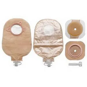 Hollister New Image Two-Piece Sterile Urostomy Pouch Kit 2-1/4" Stoma Opening, 2-3/4" Flange, Ultra Clear