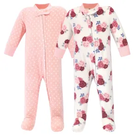 Hudson Baby Fleece Sleep and Play, Floral