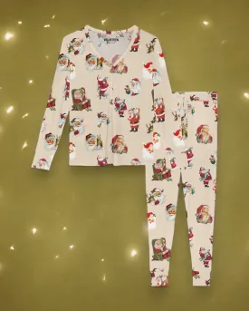 Jolly Old St. Nick | Women's Bamboo Loungewear Set