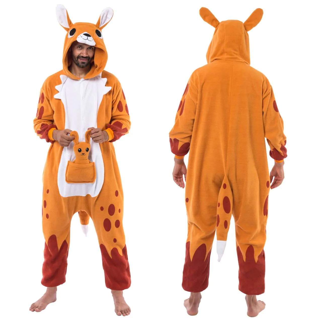 Kangaroo jumpsuit Costume Pajamas - Adult