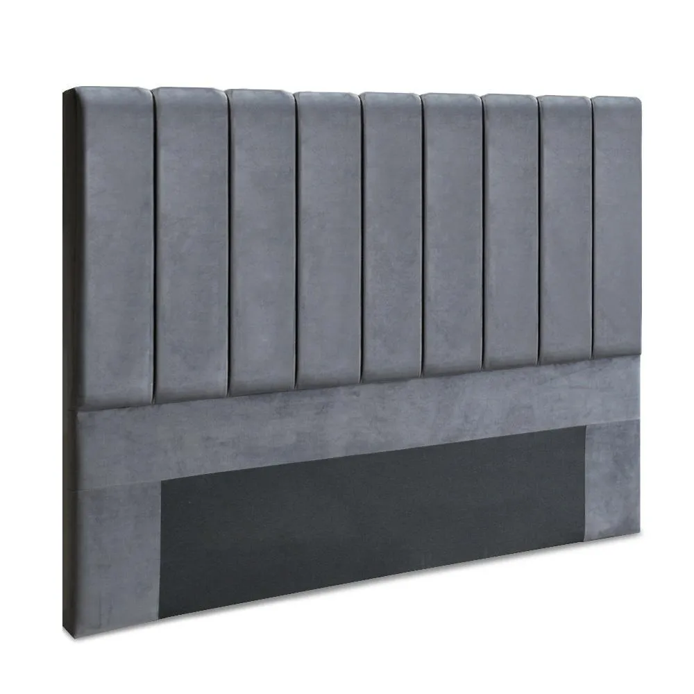 King Size | Fabric Bed Headboard - Grey