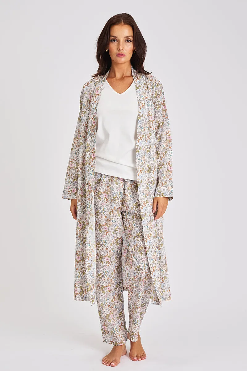 Liberty Print Tana Robe Bramble