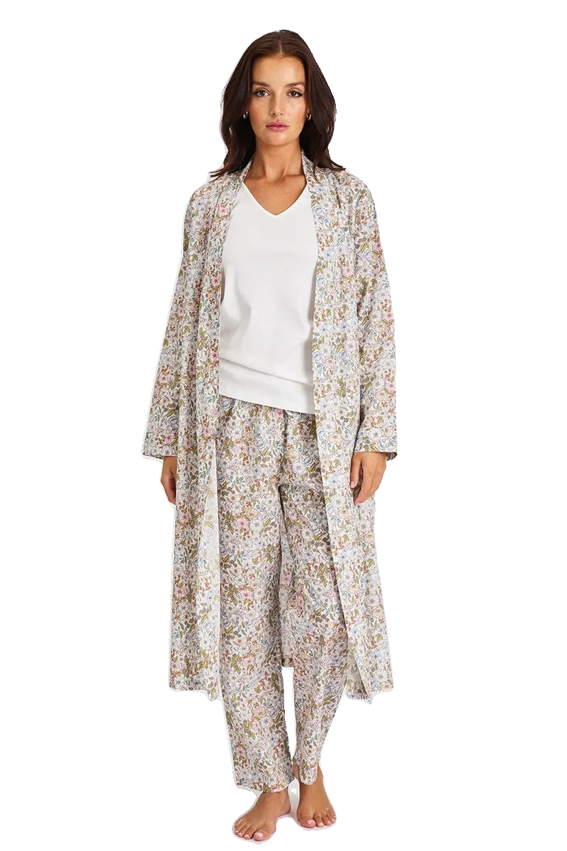 Liberty Print Tana Robe Bramble