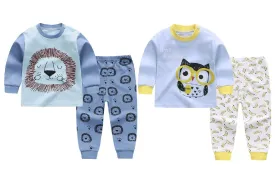 Lolo the Lion and Mr. Owl Baby and Toddler Pyjama Set of 2