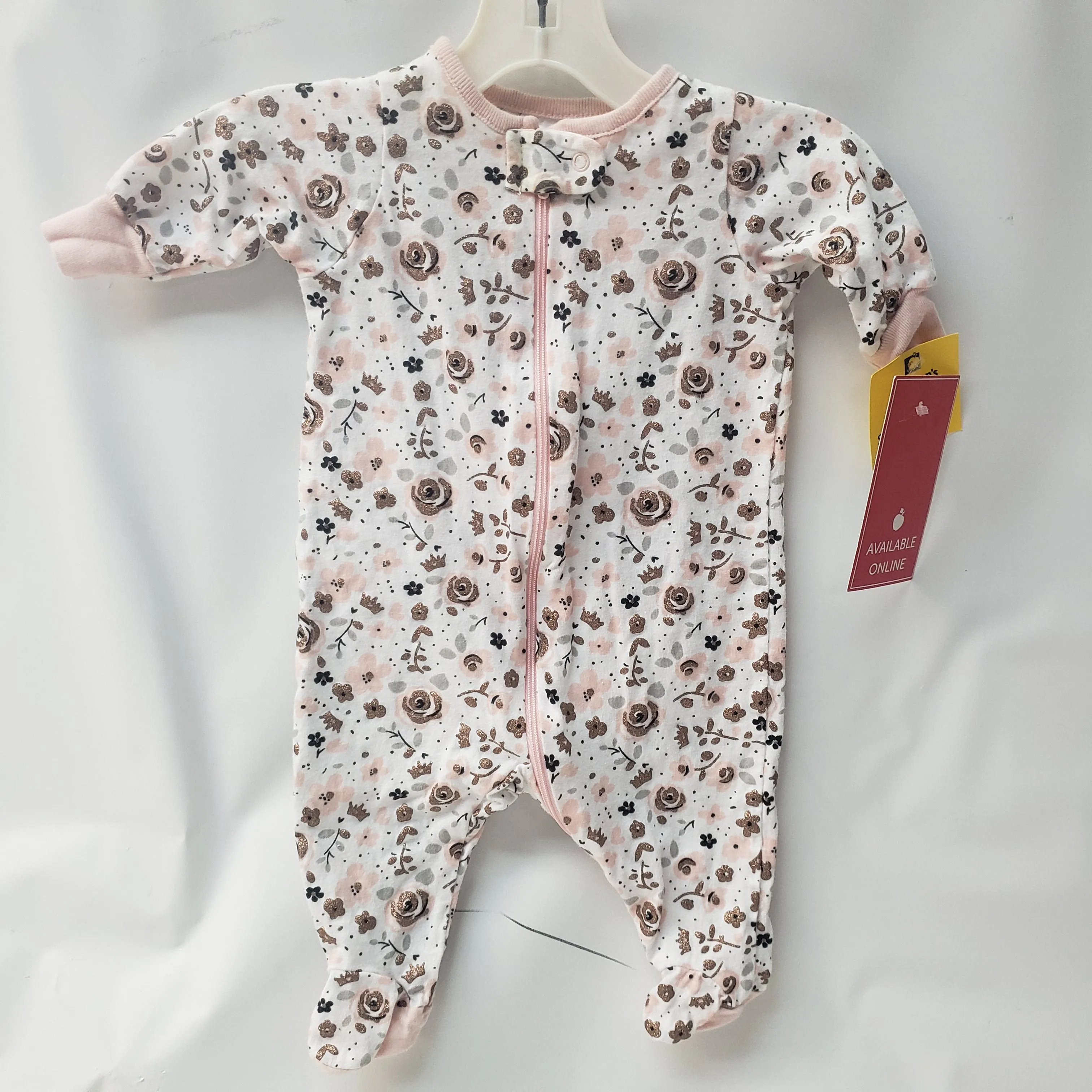 Long Sleeve 1 Pc Pajamas By Gerber Size NB