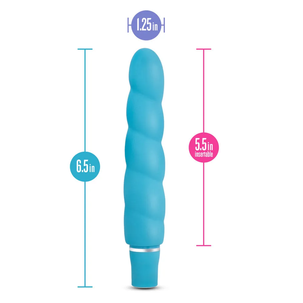 Luxe By Blush® | Anastasia Aqua 6.5-Inch Vibrator