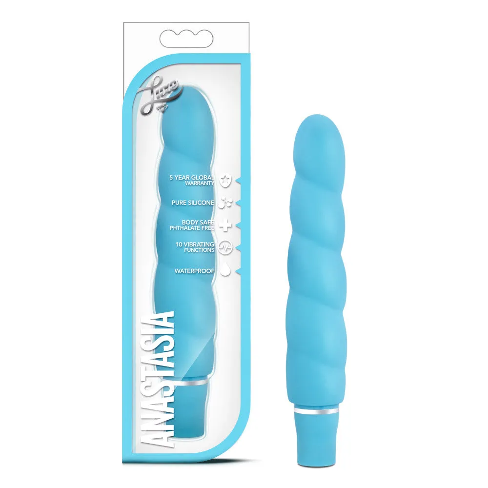 Luxe By Blush® | Anastasia Aqua 6.5-Inch Vibrator