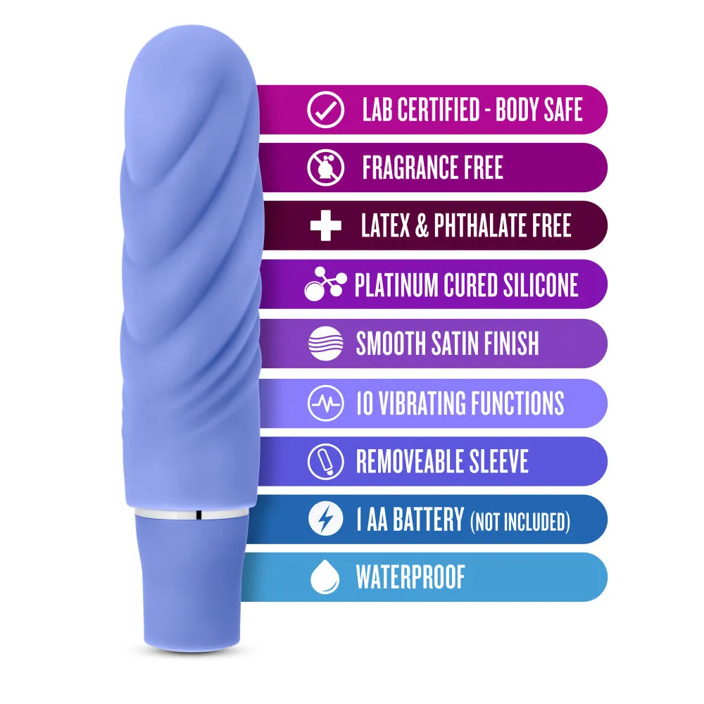 Luxe By Blush® | Nimbus Periwinkle 4.75-Inch Vibrating Mini Vibrator