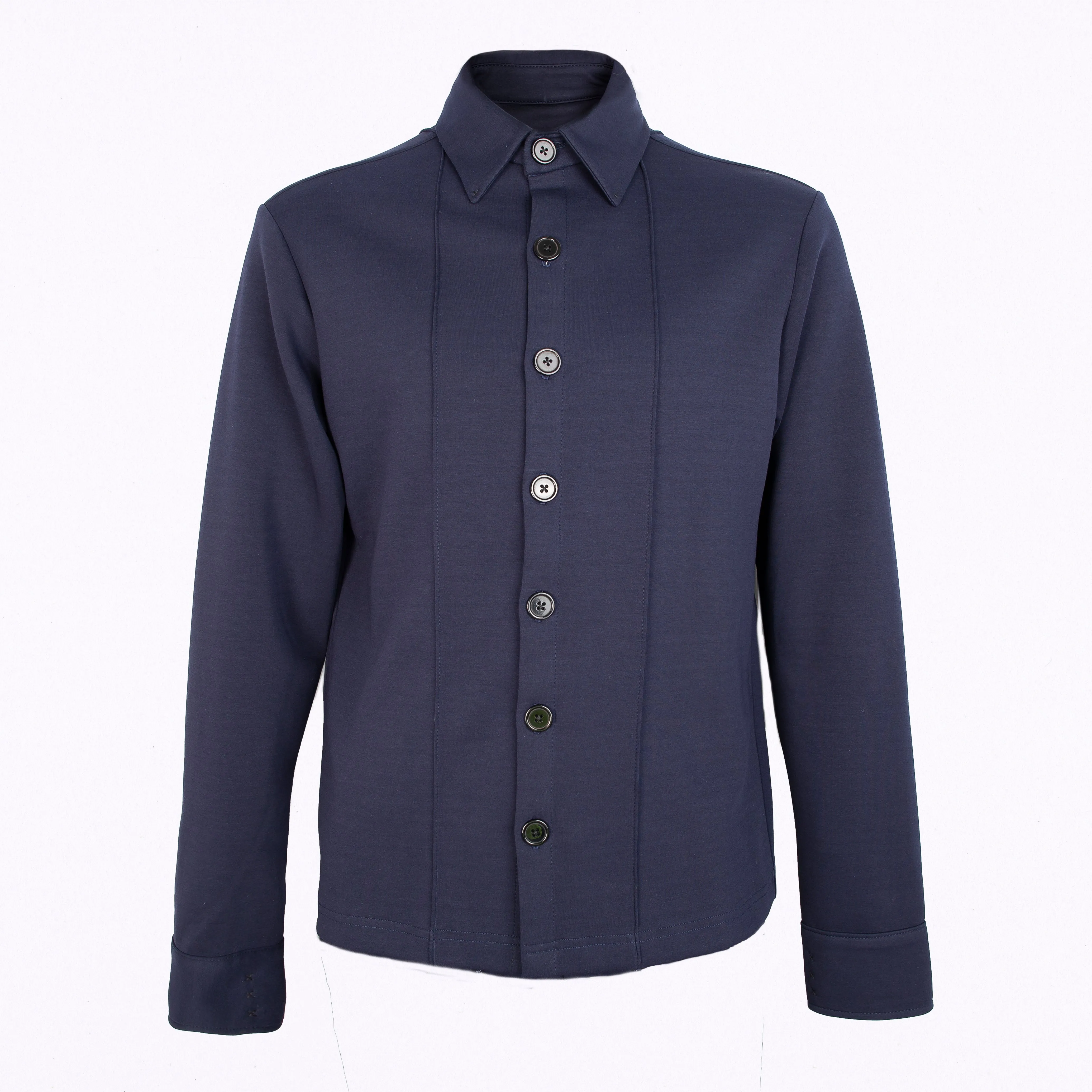 Men's Blue Tricot Cotton Outfit