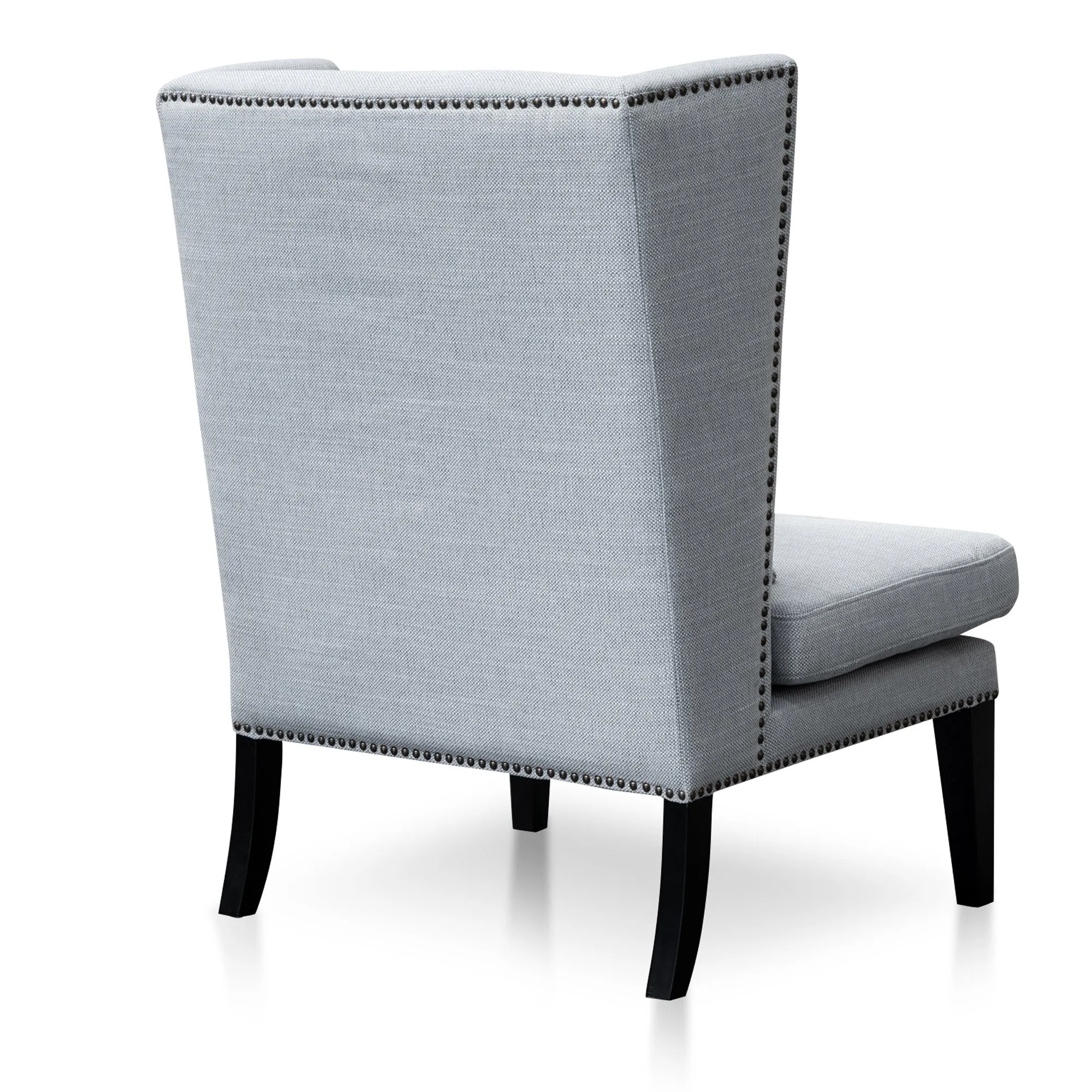 Mercer Lounge Wingback Chair in Light Texture Grey