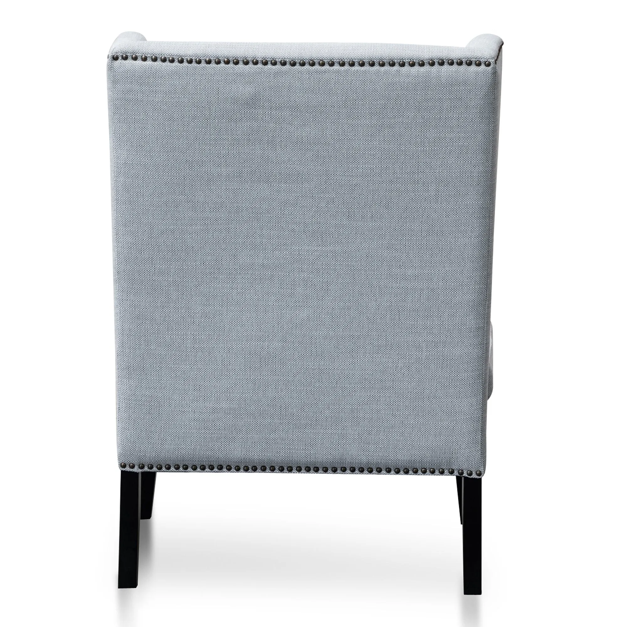 Mercer Lounge Wingback Chair in Light Texture Grey