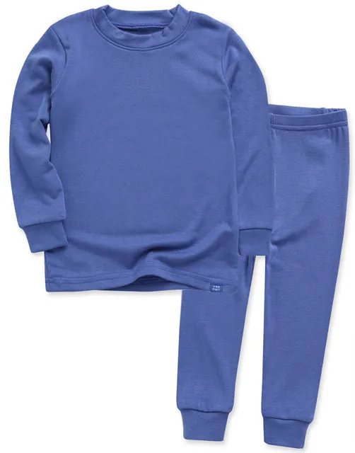 Modal Long Sleeve Pajama (Powder Blue/Mint/Dark Blue/Navy)