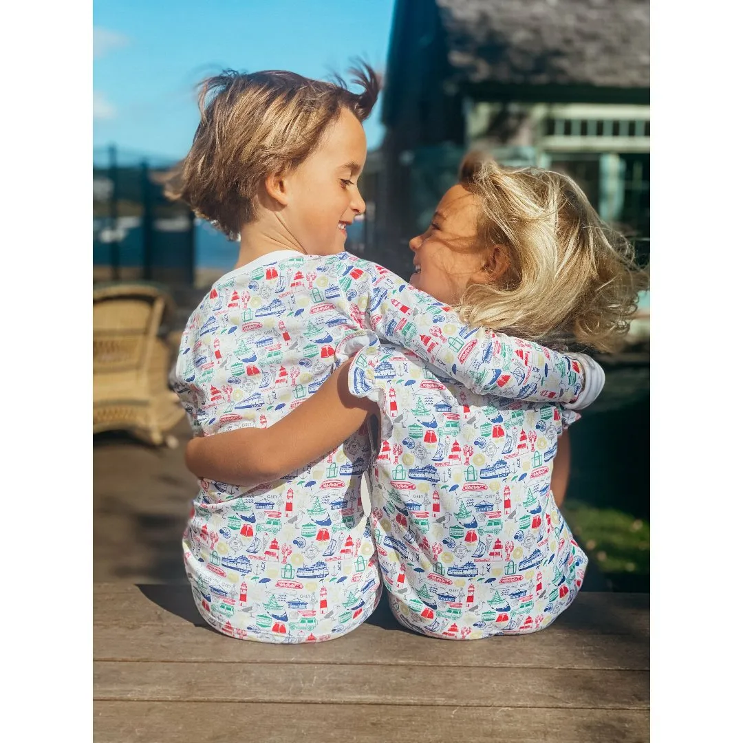 Nantucket Two Piece Kids Pajamas