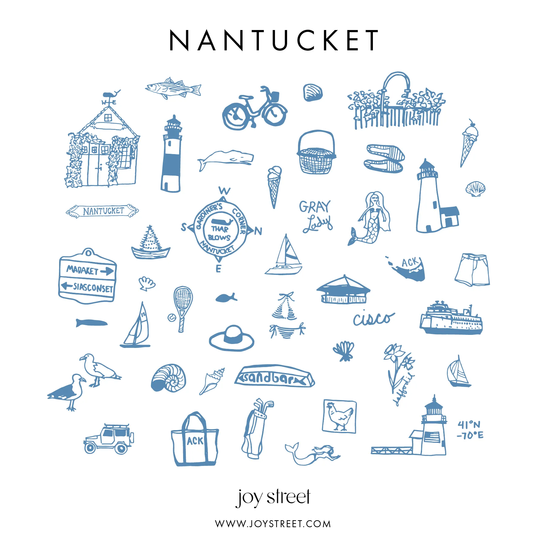 Nantucket Two Piece Kids Pajamas