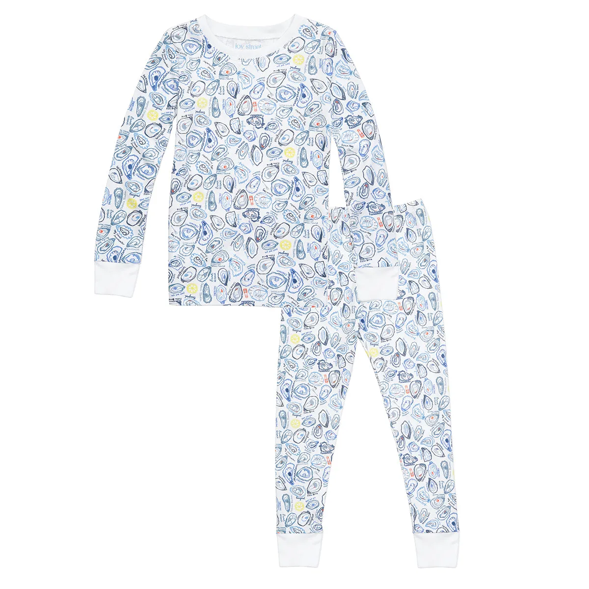 Oysters Two Piece Kids Pajamas