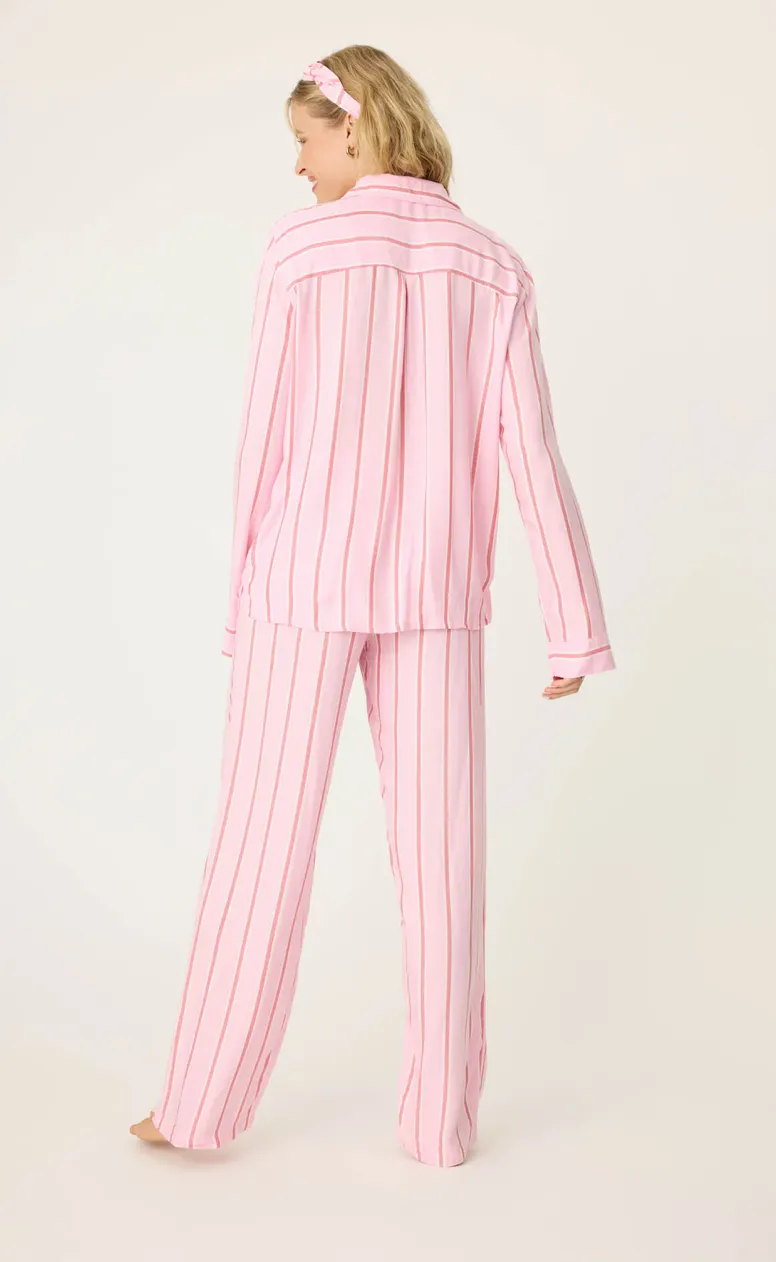 PJ Salvage Candy Pink Stripe Set