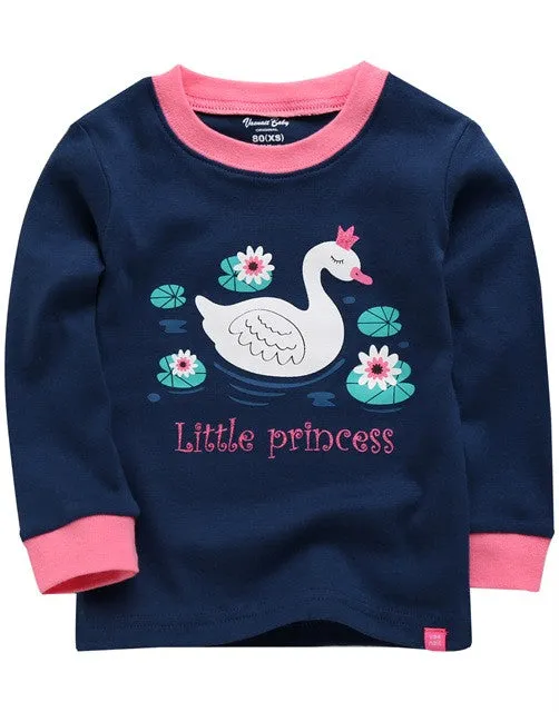 Princess Swan Long Sleeve Pajama