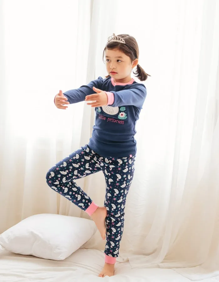 Princess Swan Long Sleeve Pajama