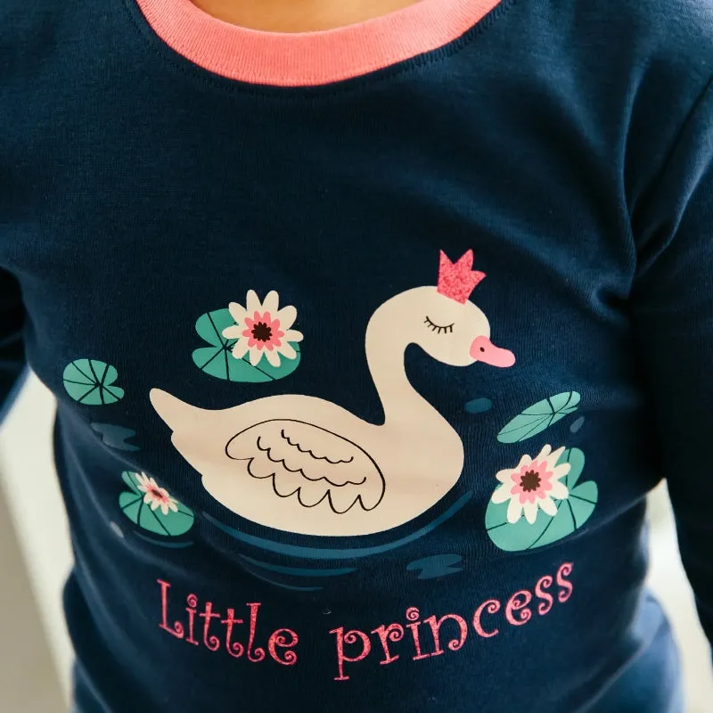 Princess Swan Long Sleeve Pajama